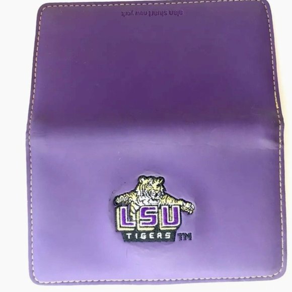 LSU TIGERS WALLET Creations Alan Stuart New York - Picture 1 of 8